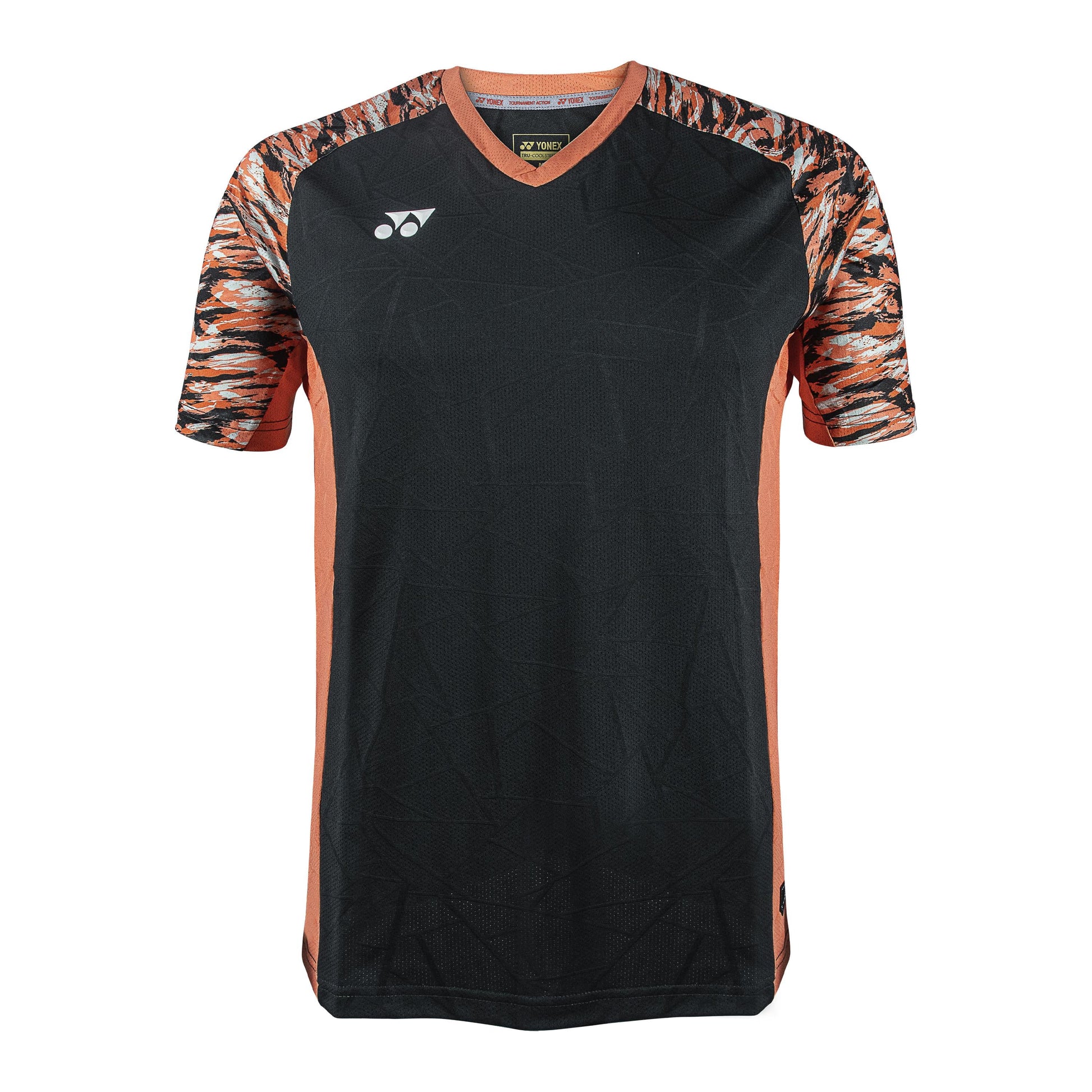 HOT CORAL / JET BLACK
